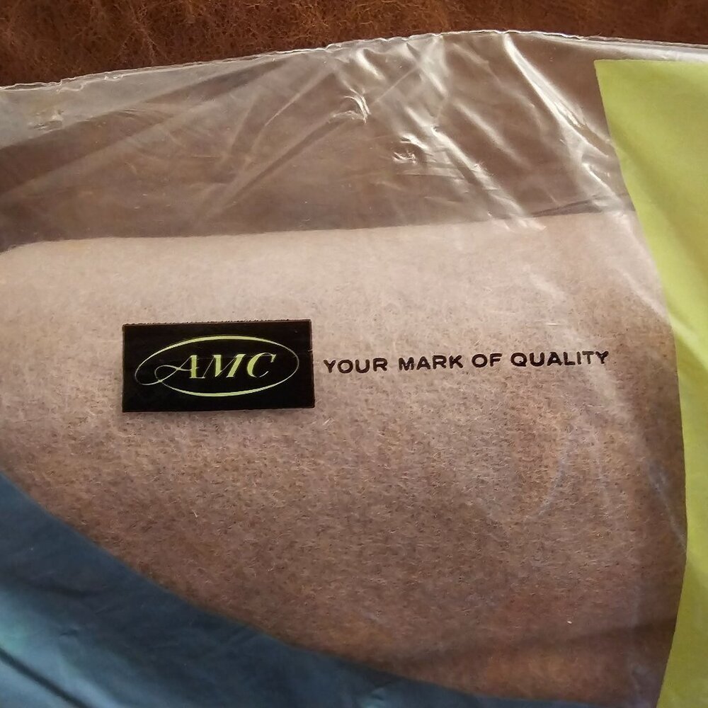 Vintage Consul 100% Wool Blanket, 80x90 Size, Beige, Original Packaging - Picture 7 of 14